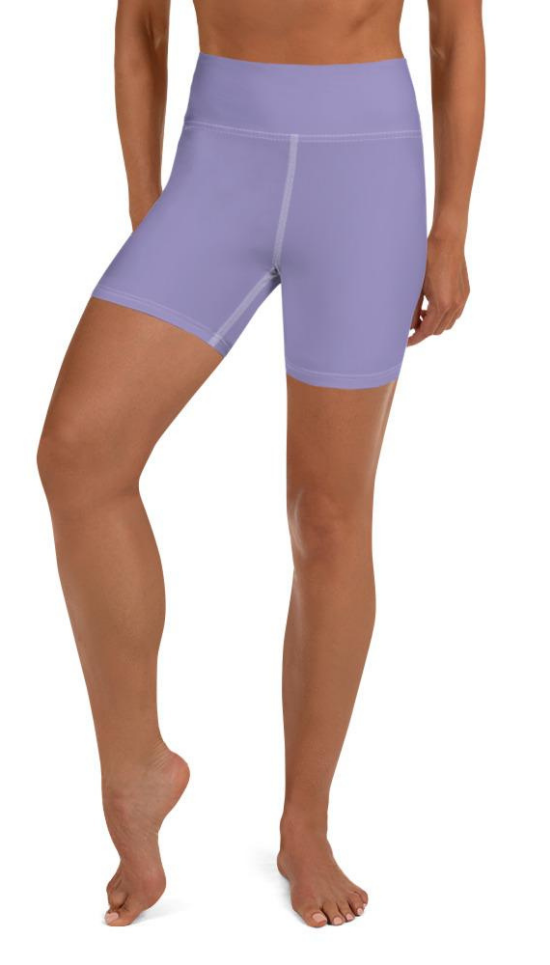 Lavender Yoga Shorts