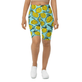 Lemon Pattern Biker Shorts