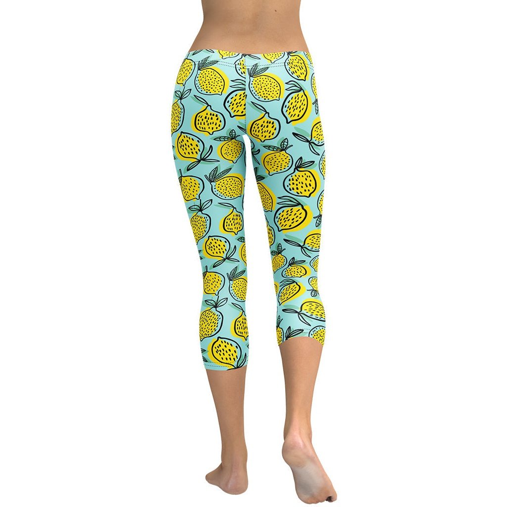 Lemon Pattern Capris
