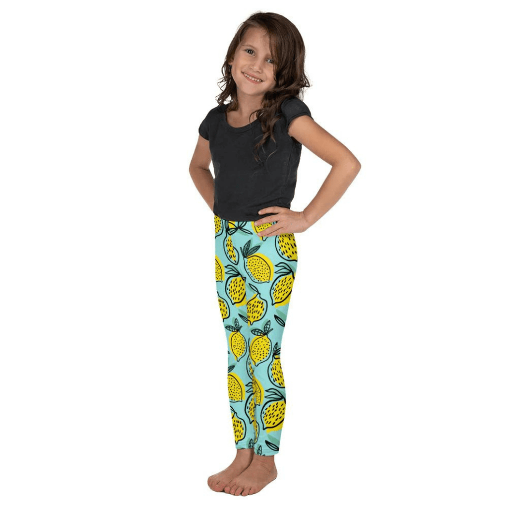 Lemon Pattern Kid's Leggings