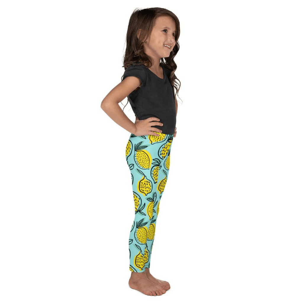 Lemon Pattern Kid's Leggings
