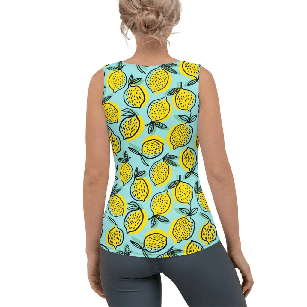 Lemon Pattern Tank Top