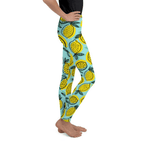Lemon Pattern Youth Leggings