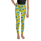 Lemon Pattern Youth Leggings