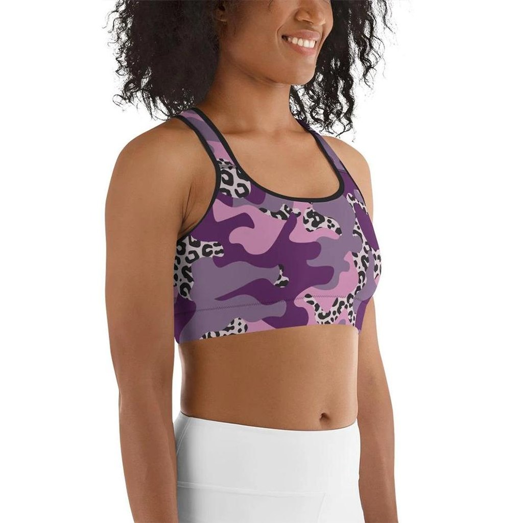 Leopard Camo Sports Bra