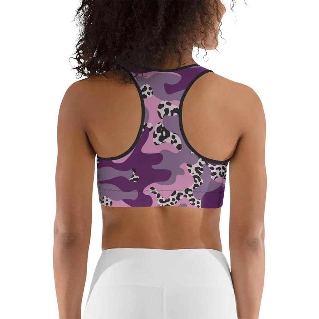 Leopard Camo Sports Bra