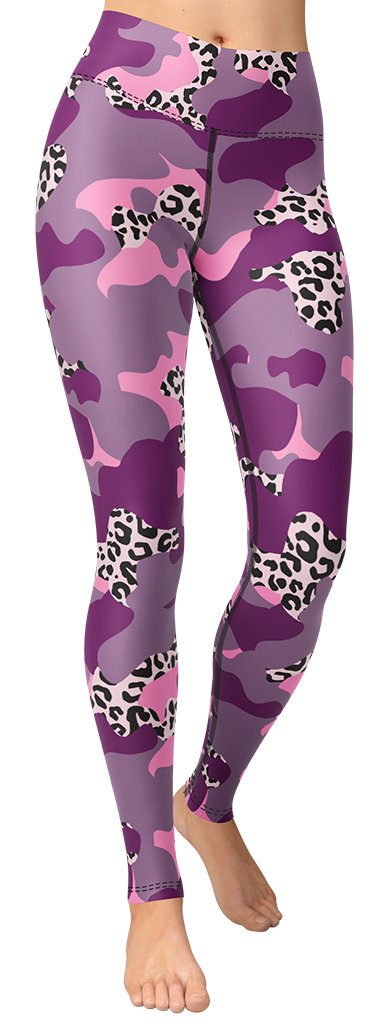 Leopard Camo Yoga Leggings