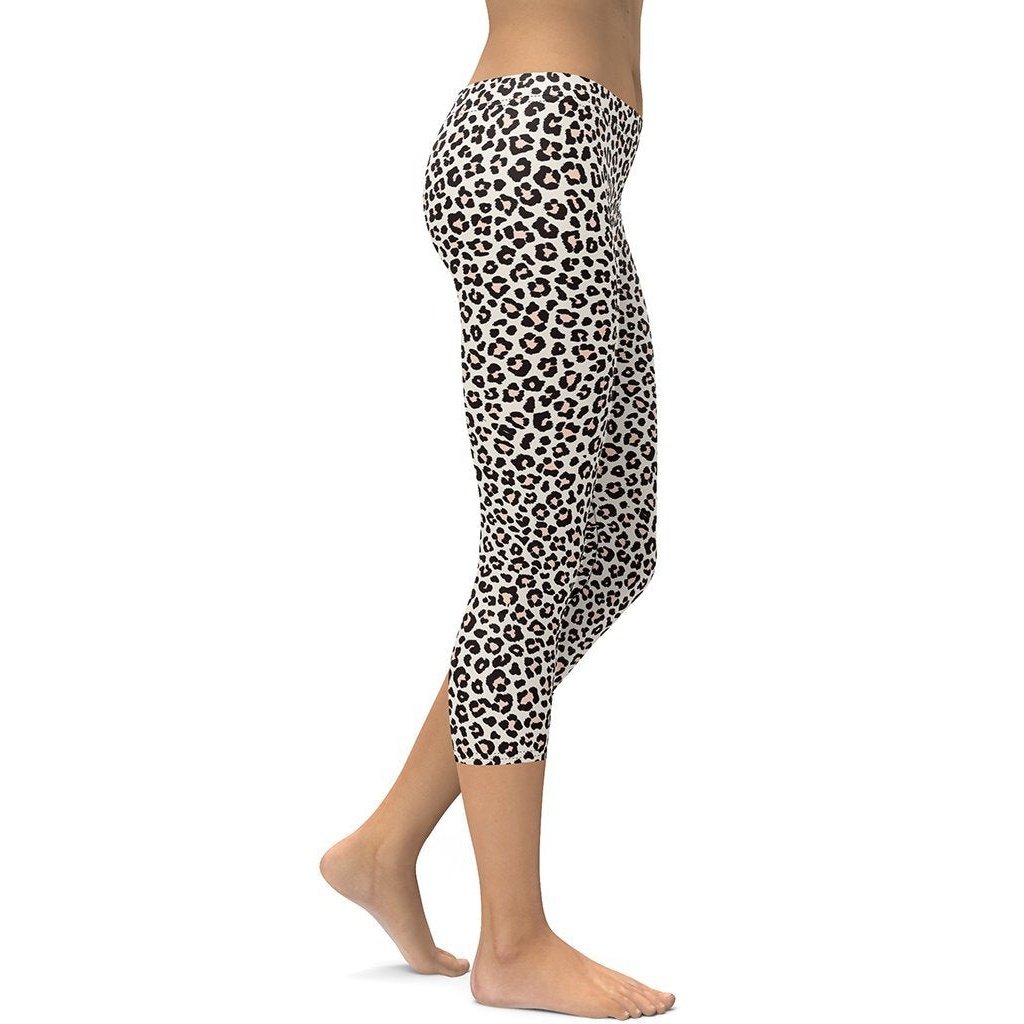 Leopard Capris