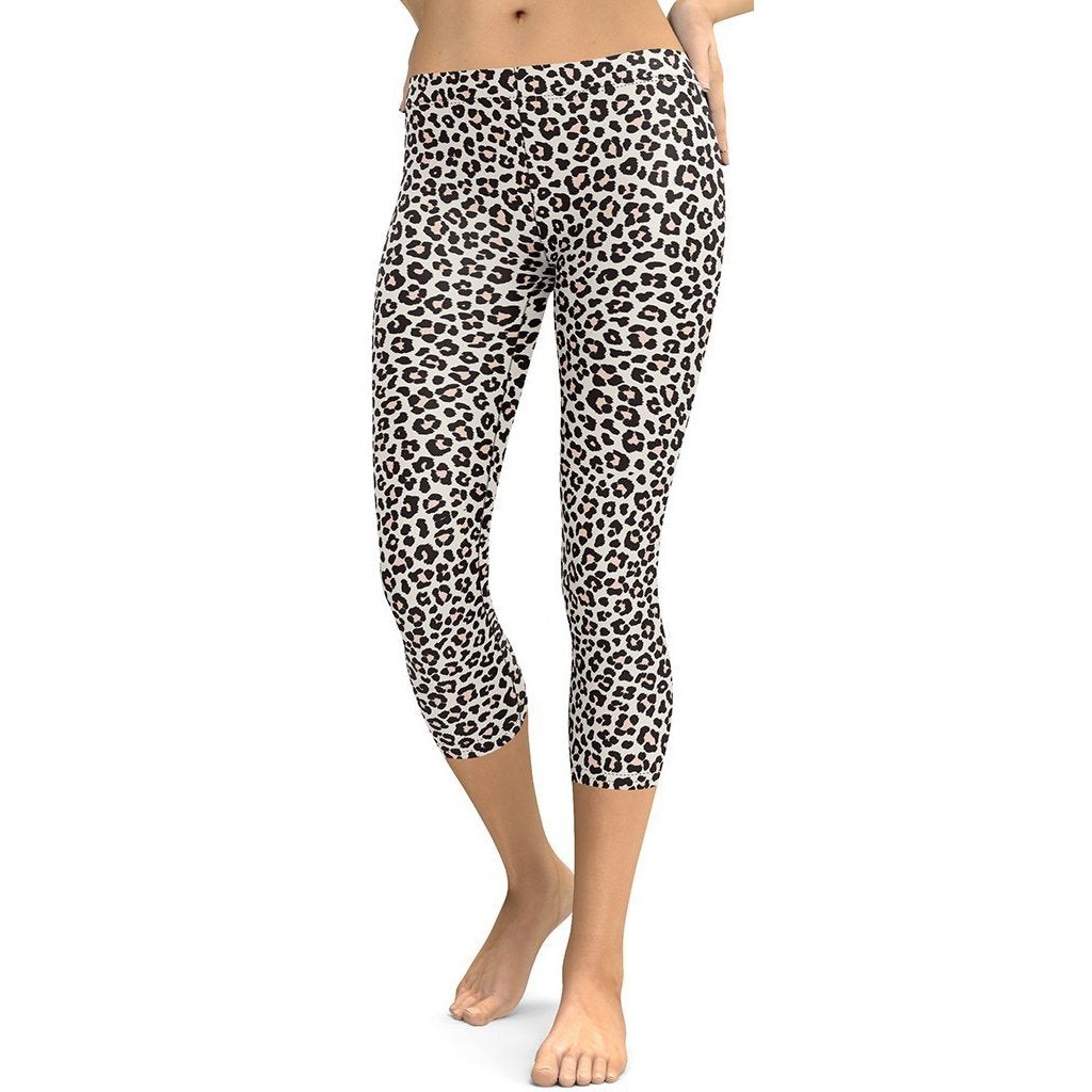 Leopard Capris