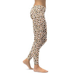Leopard Coffee Leggings - FiercePulse - Premium Workout Leggings - Yoga Pants