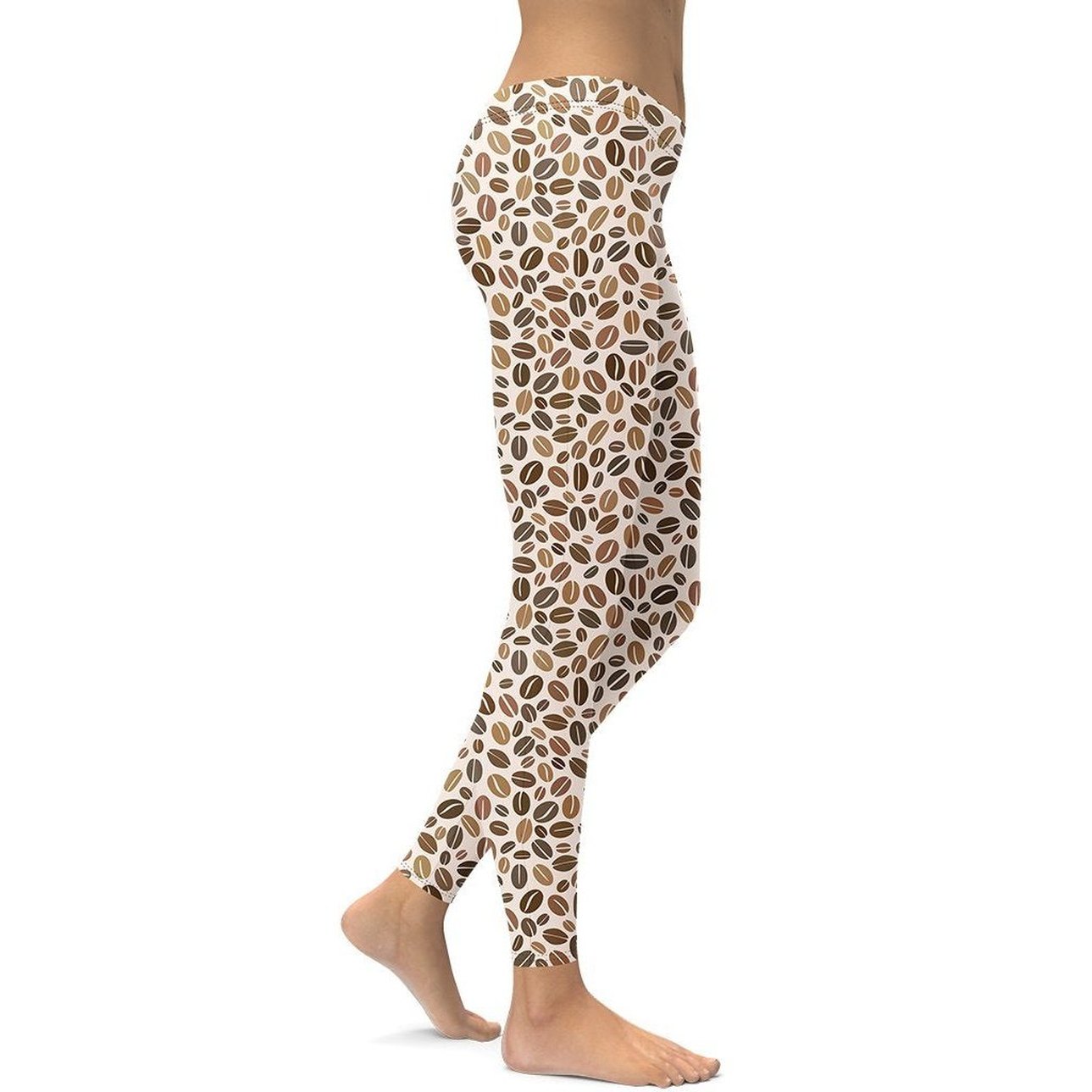 Leopard Coffee Leggings - FiercePulse - Premium Workout Leggings - Yoga Pants