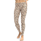 Leopard Coffee Leggings - FiercePulse - Premium Workout Leggings - Yoga Pants