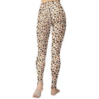Leopard Coffee Yoga Leggings - FiercePulse - Premium Workout Leggings - Yoga Pants