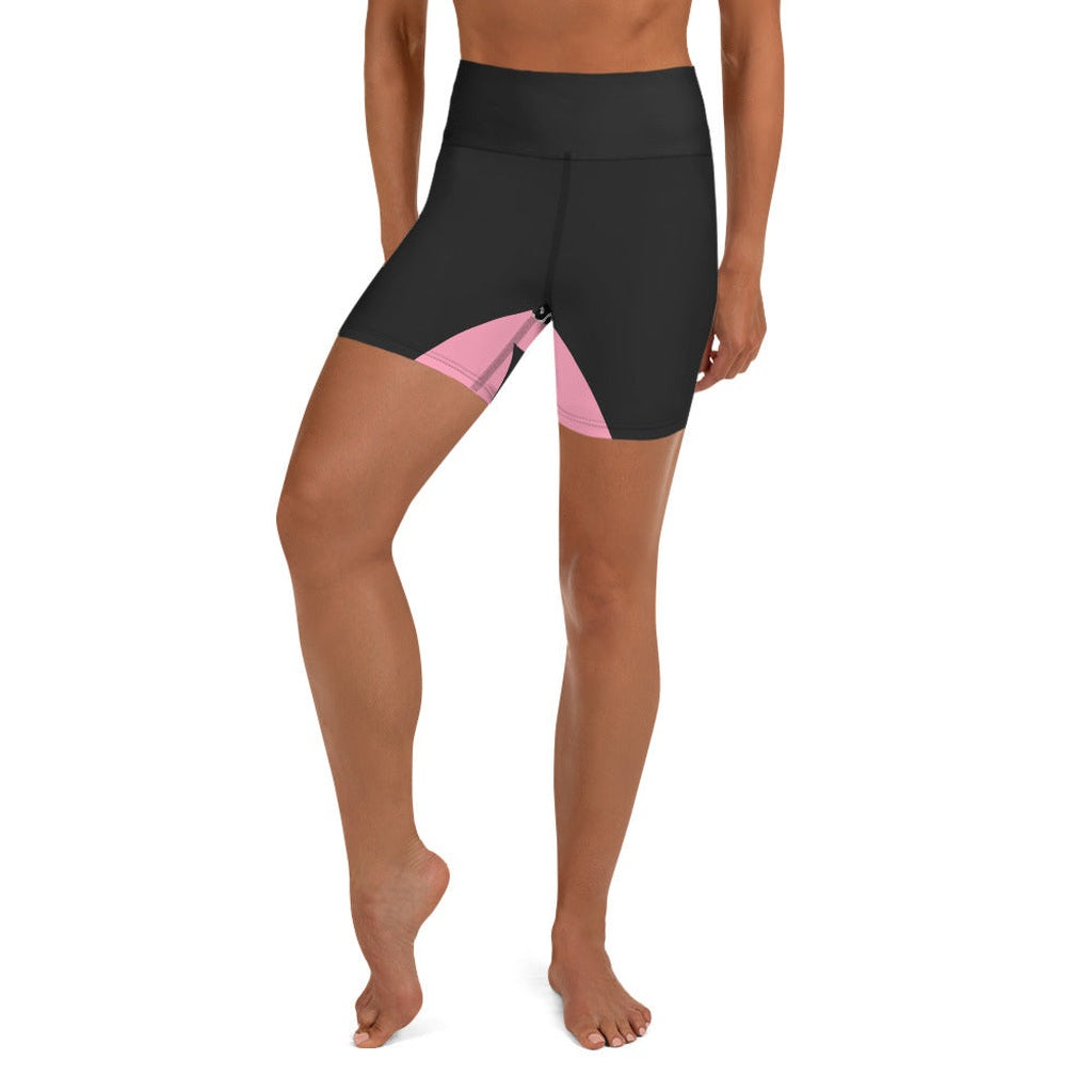 Leopard Geometric Yoga Shorts
