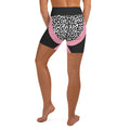 Leopard Geometric Yoga Shorts