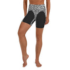 Leopard Heart Shaped Yoga Shorts