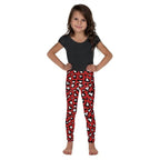 Leopard Hearts Kid's Leggings