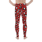 Leopard Hearts Men's Leggings