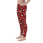Leopard Hearts Men's Leggings