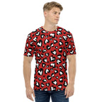 Leopard Hearts Men's T-shirt
