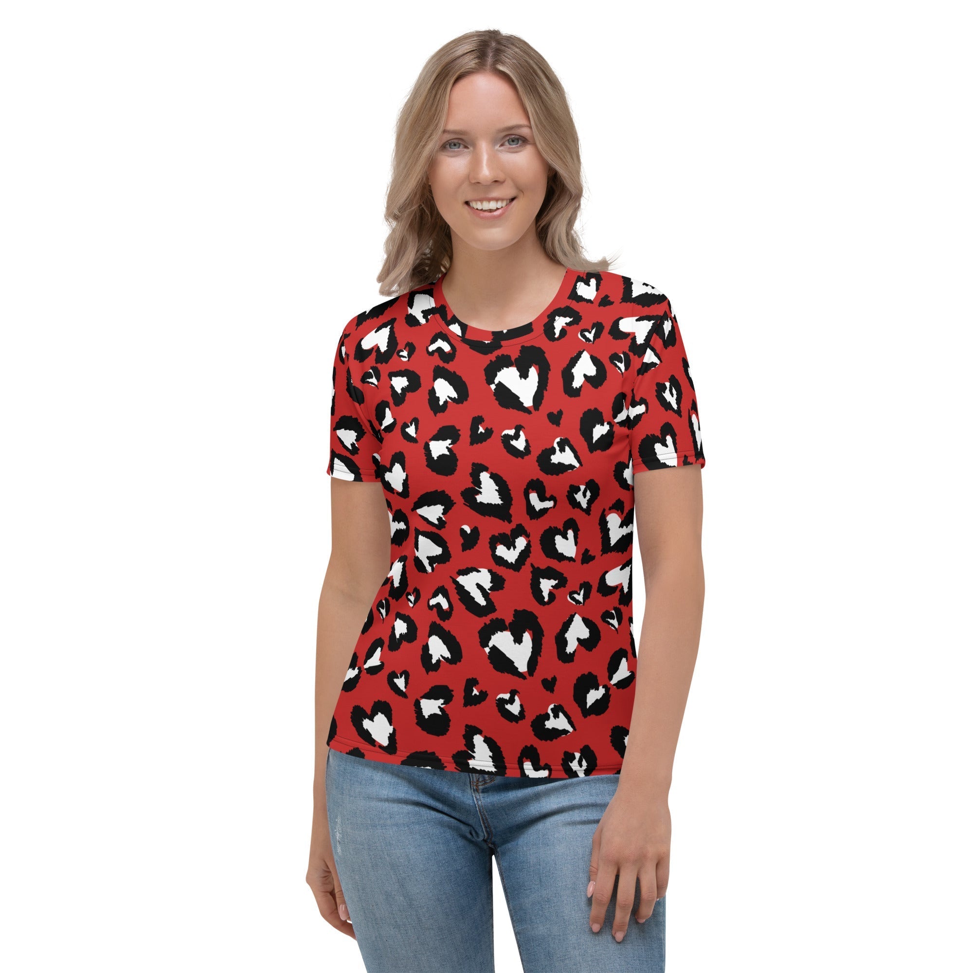 Leopard Hearts T-shirt