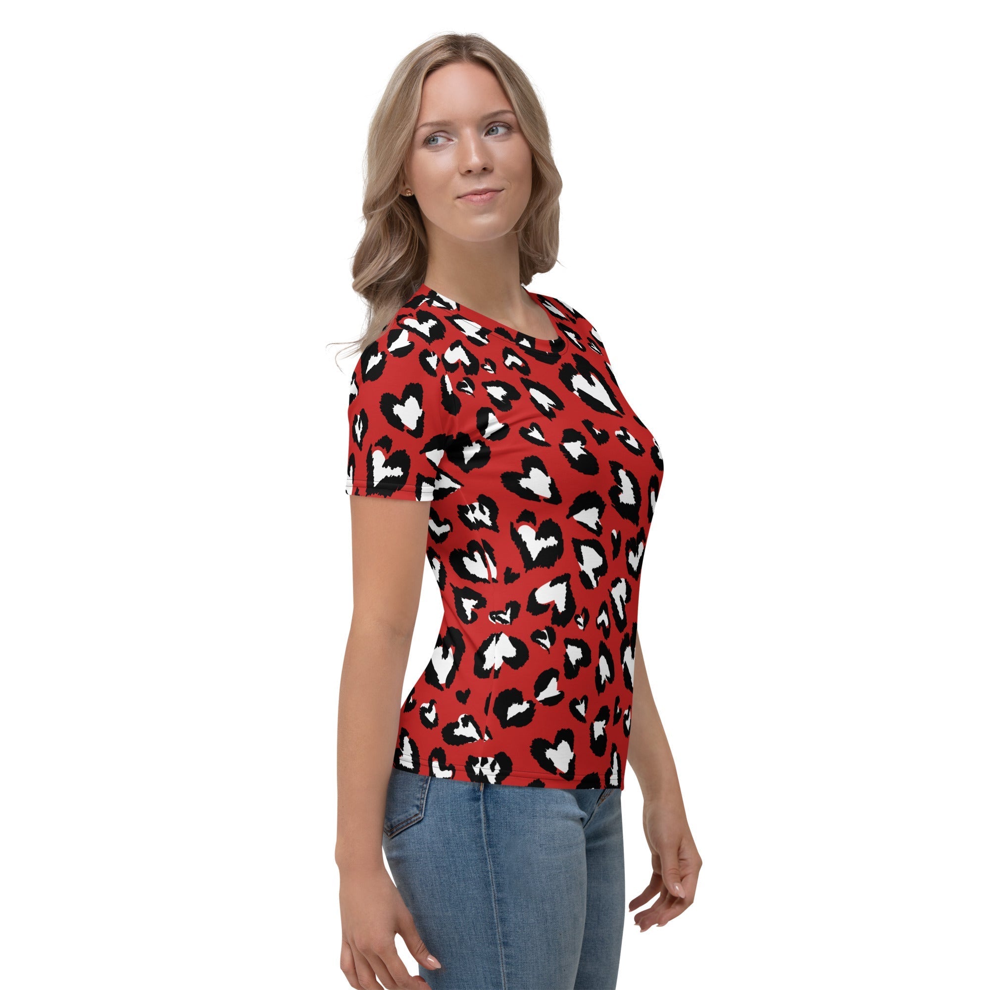 Leopard Hearts T-shirt