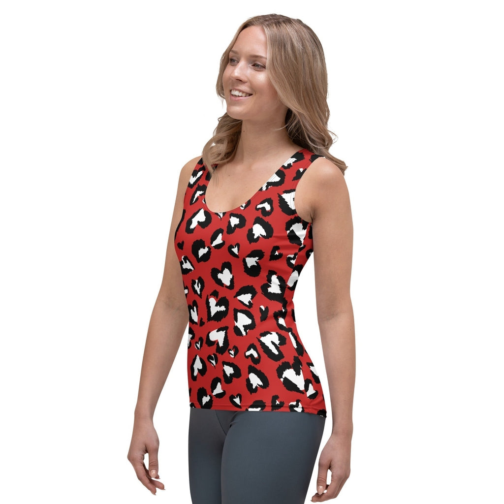 Leopard Hearts Tank Top