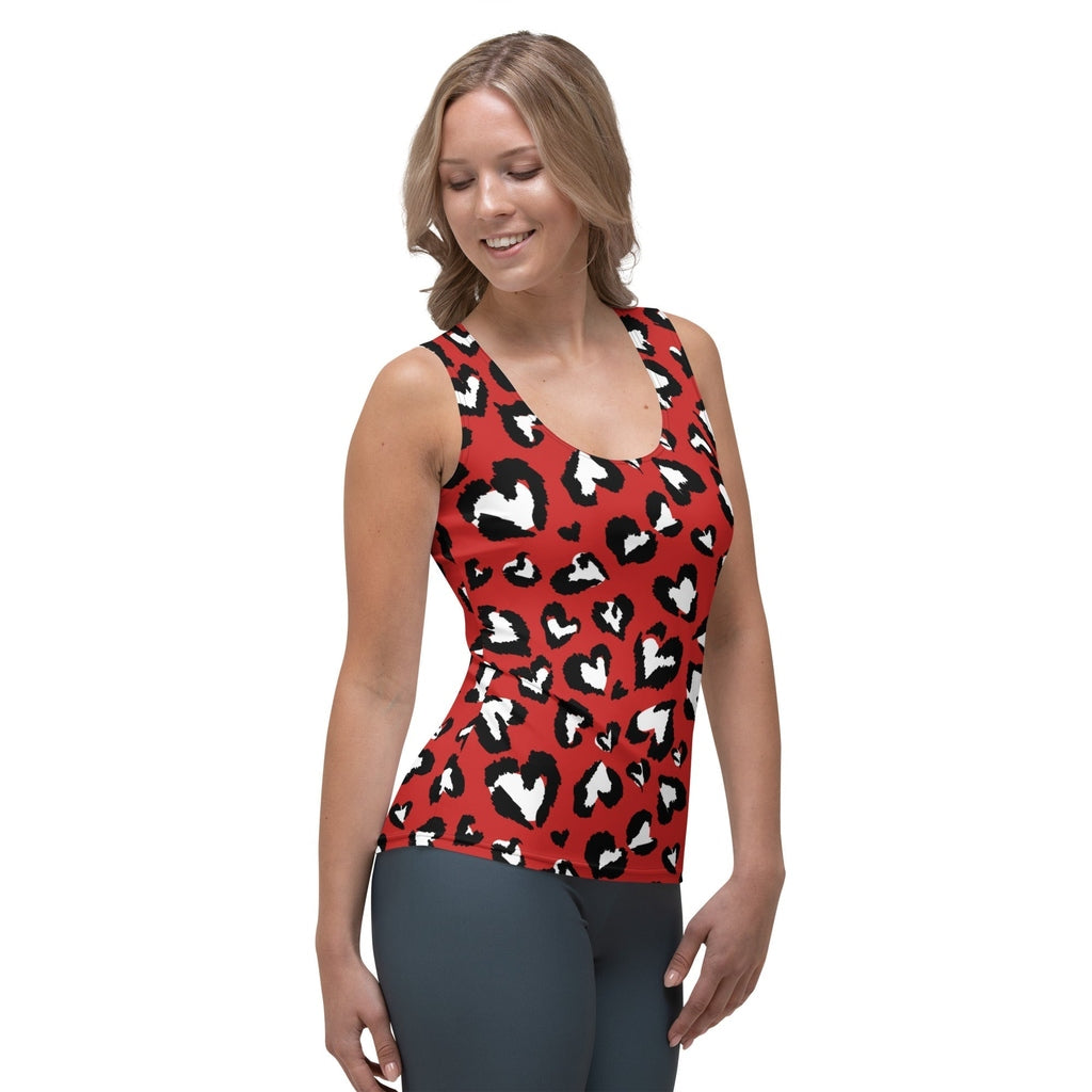 Leopard Hearts Tank Top