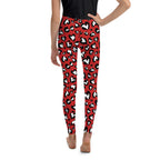 Leopard Hearts Youth Leggings
