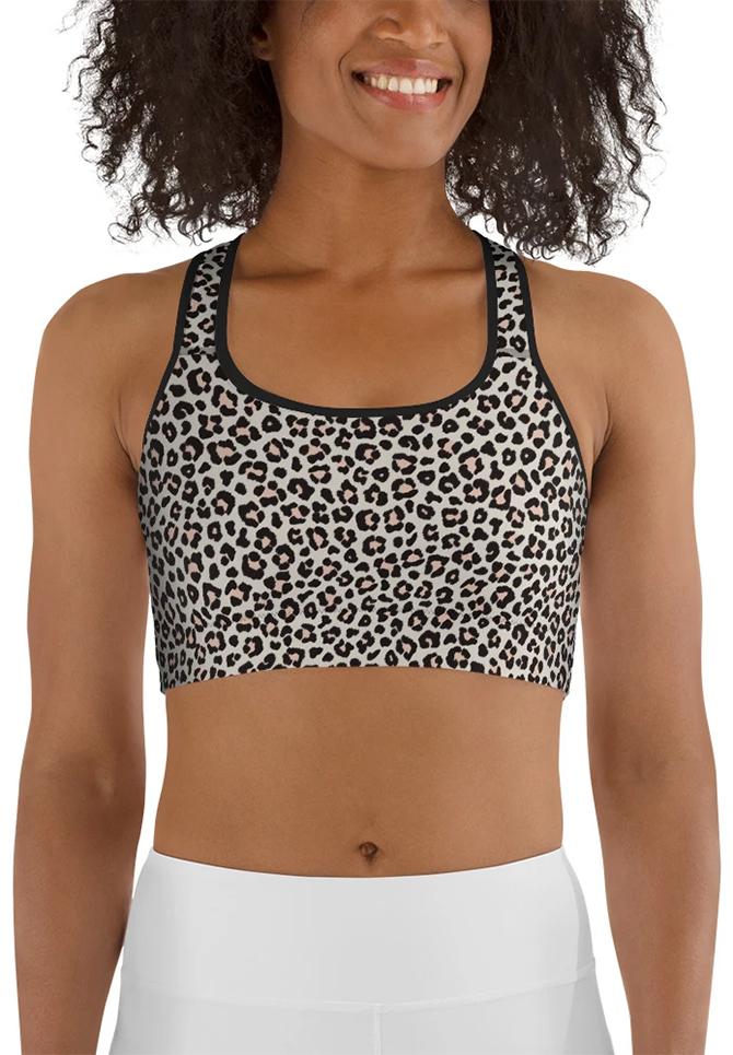 Leopard Sports Bra