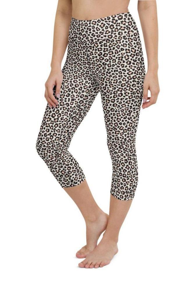 Leopard Yoga Capris