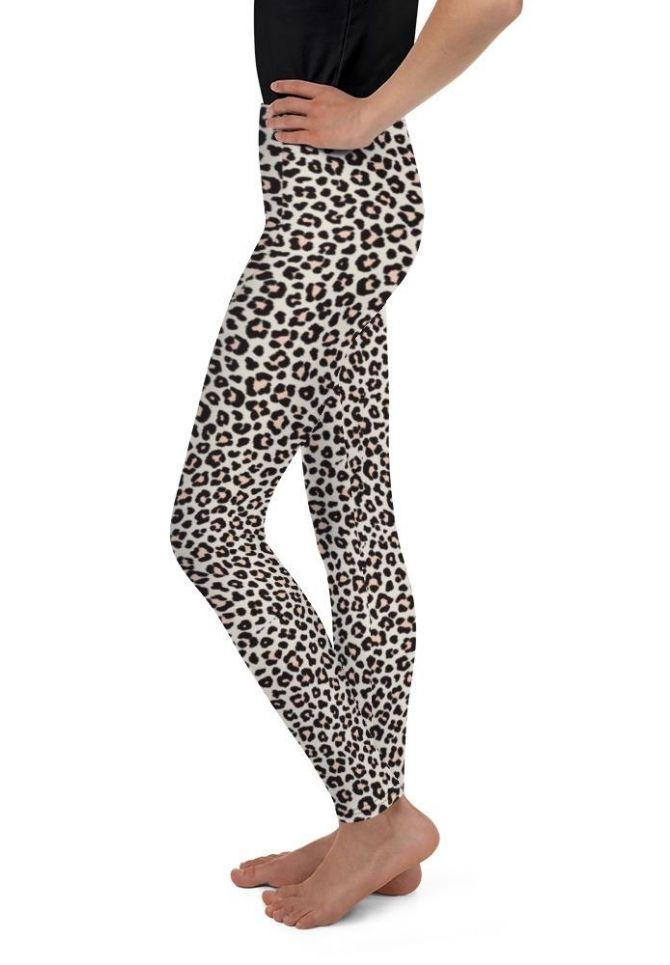 Leopard Youth Leggings