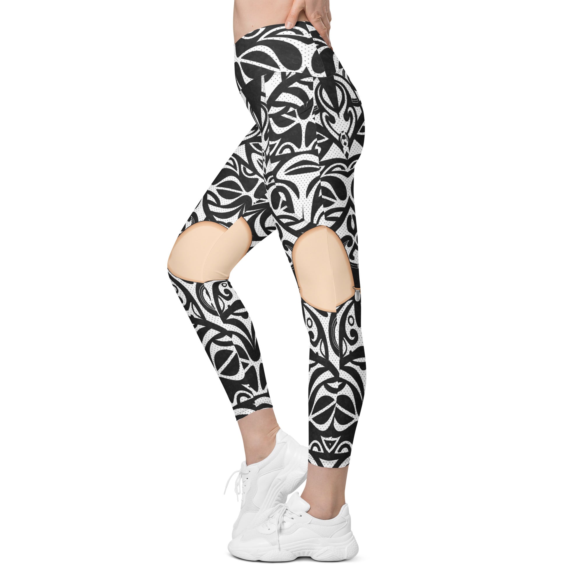 Girl Power 24/7™ Crossover Leggings with Pockets - Be Unstoppable in