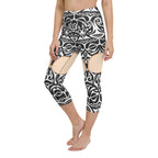 Light Tone Cute Suspenders Yoga Capris