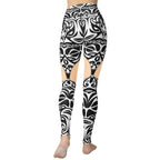 Light Tone Cute Suspenders Yoga Leggings