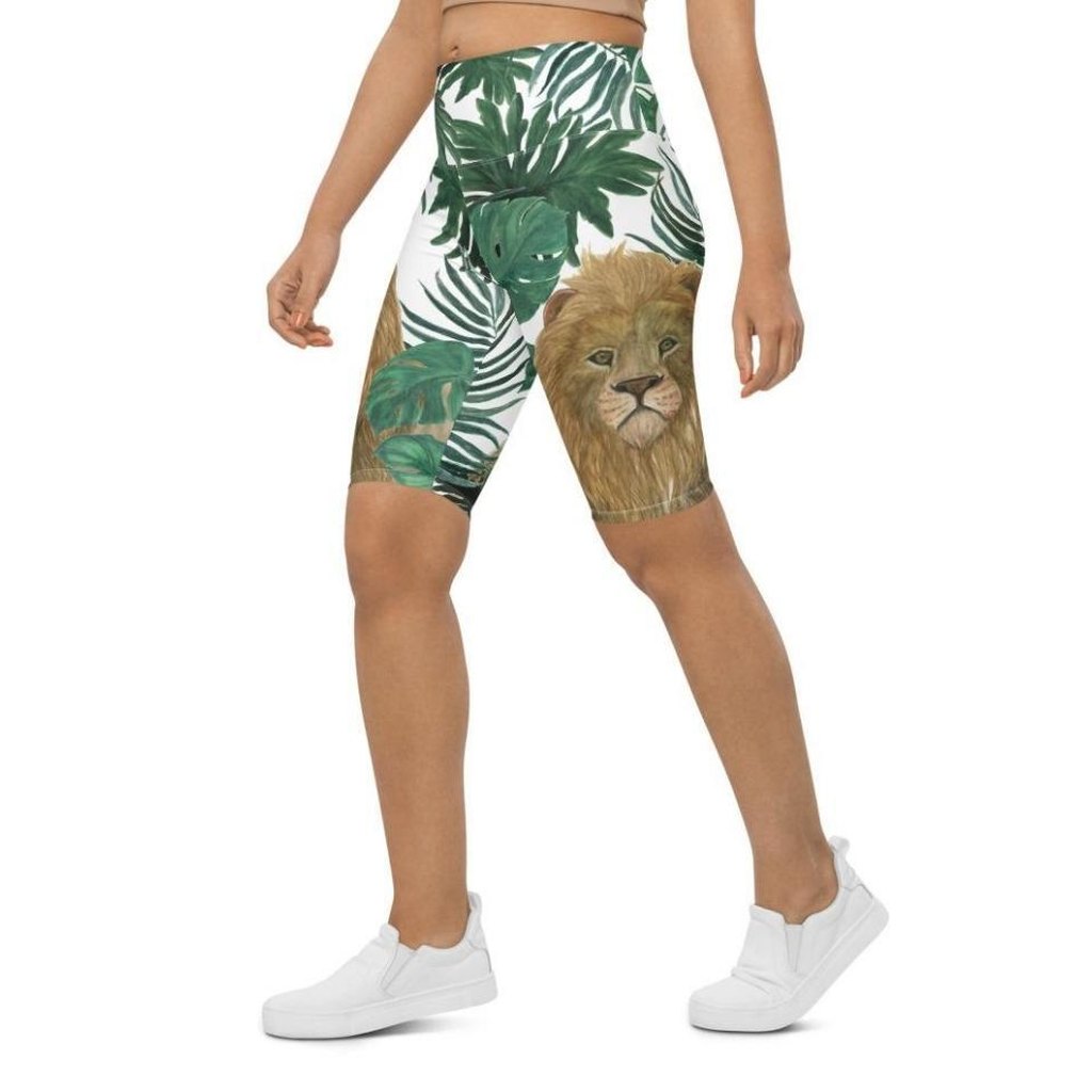 Lion Biker Shorts
