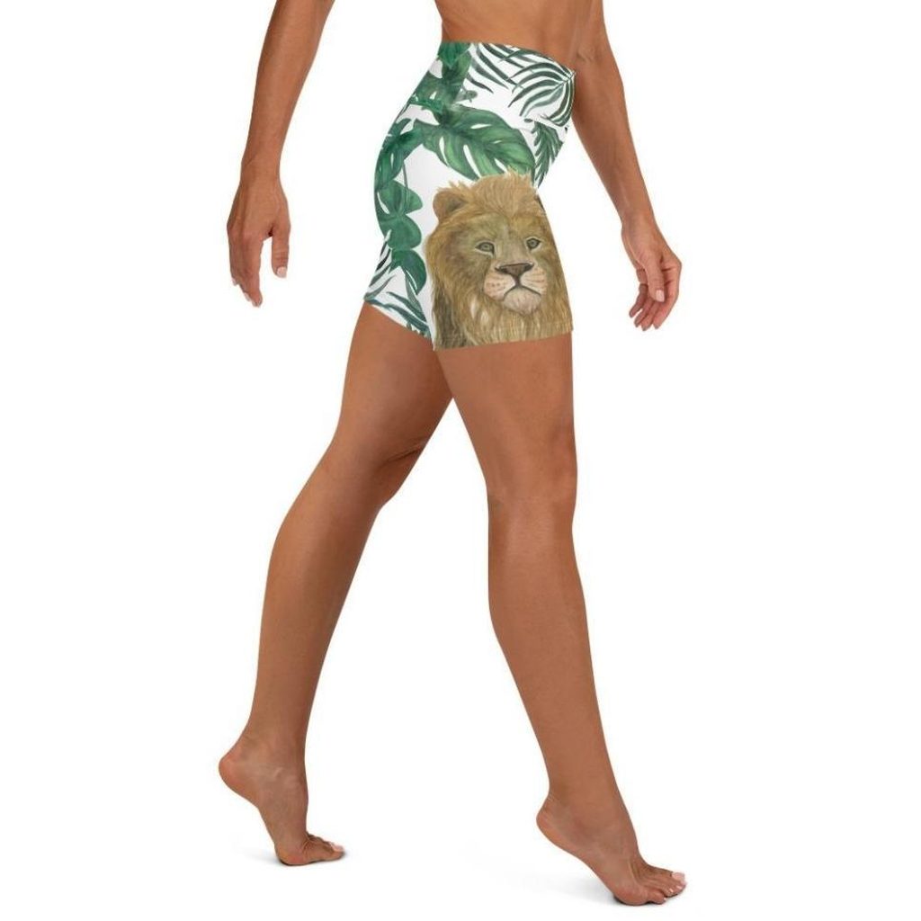 Lion Yoga Shorts
