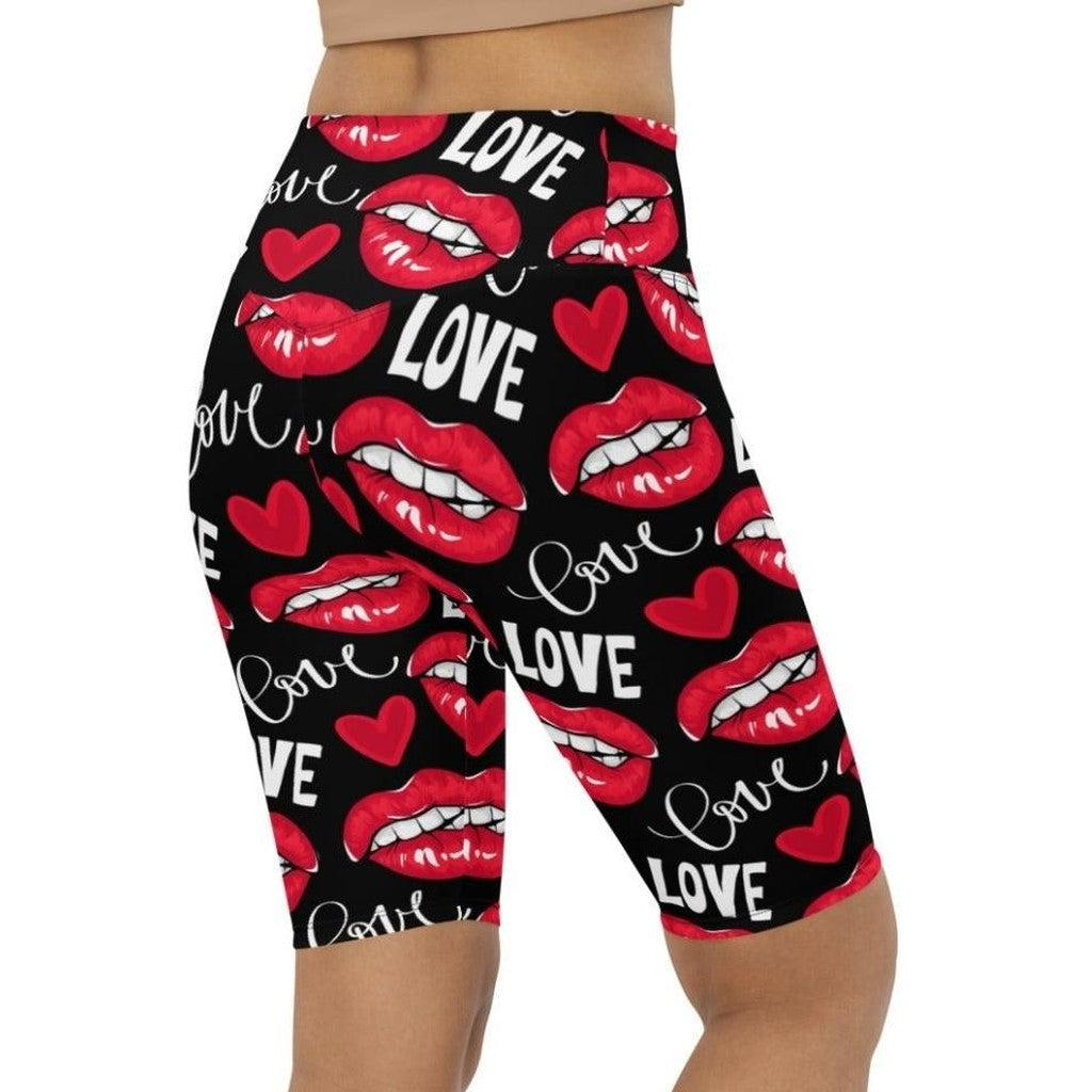 Love & Kisses Biker Shorts