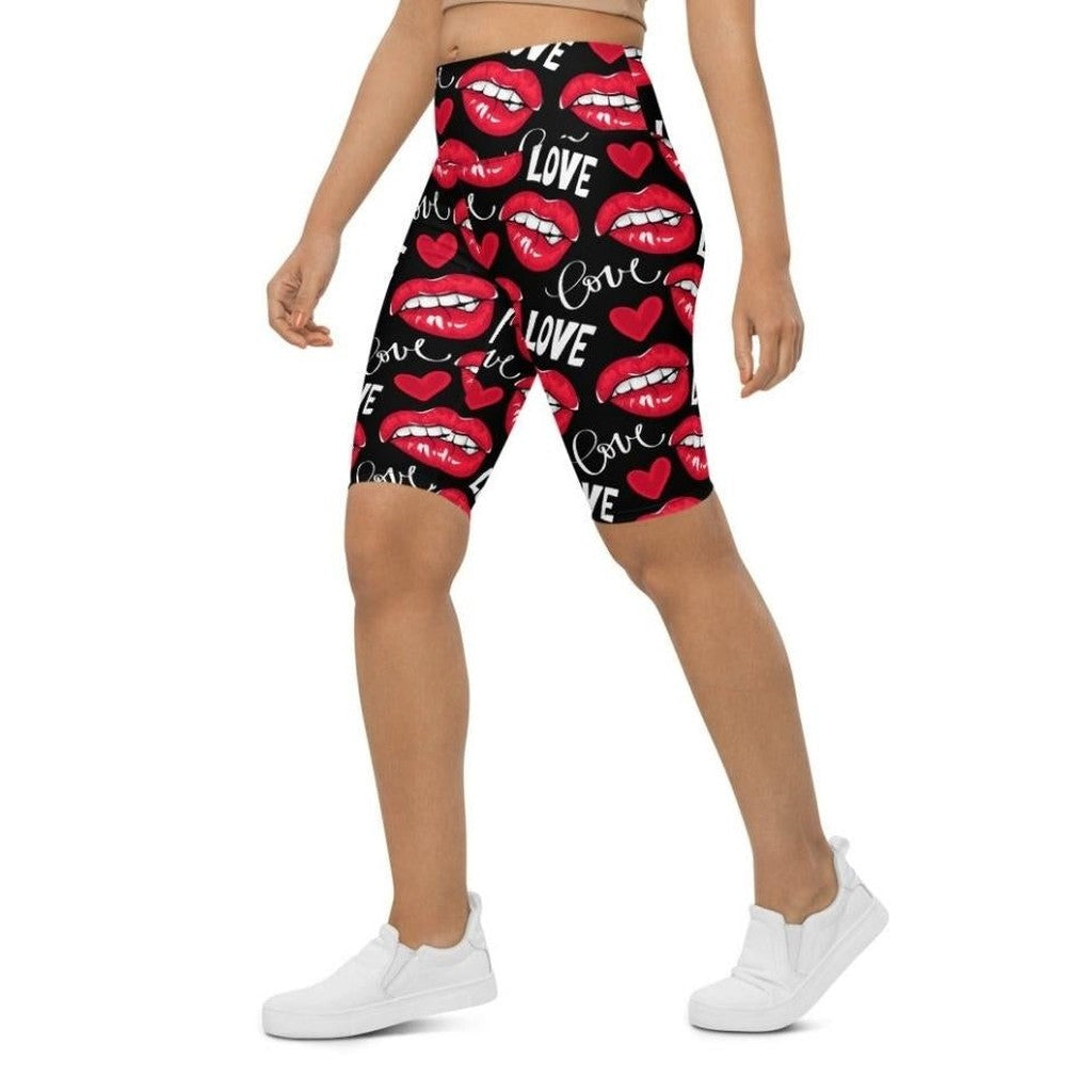 Love & Kisses Biker Shorts