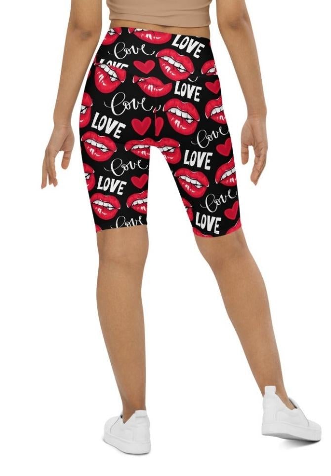 Love & Kisses Biker Shorts