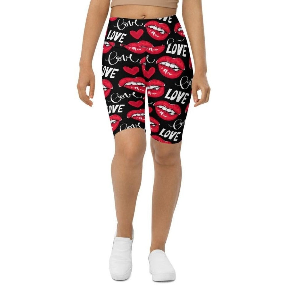 Love & Kisses Biker Shorts
