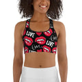 Love & Kisses Sports Bra