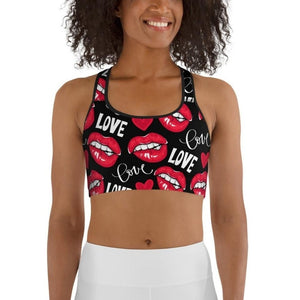 Love & Kisses Sports Bra