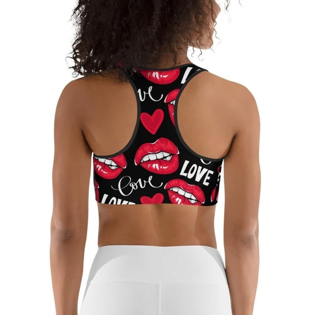 Love & Kisses Sports Bra