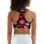 Love & Kisses Sports Bra