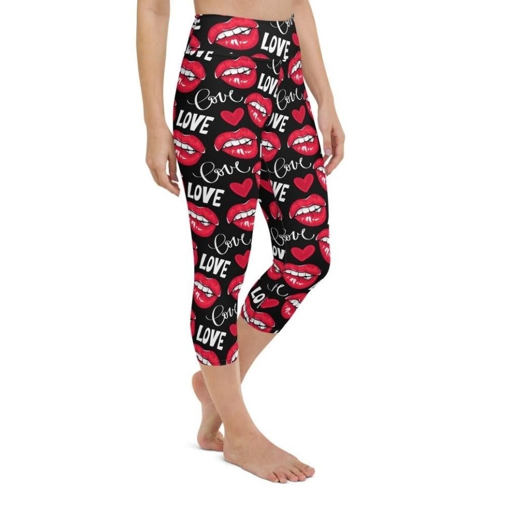 Love & Kisses Yoga Capris