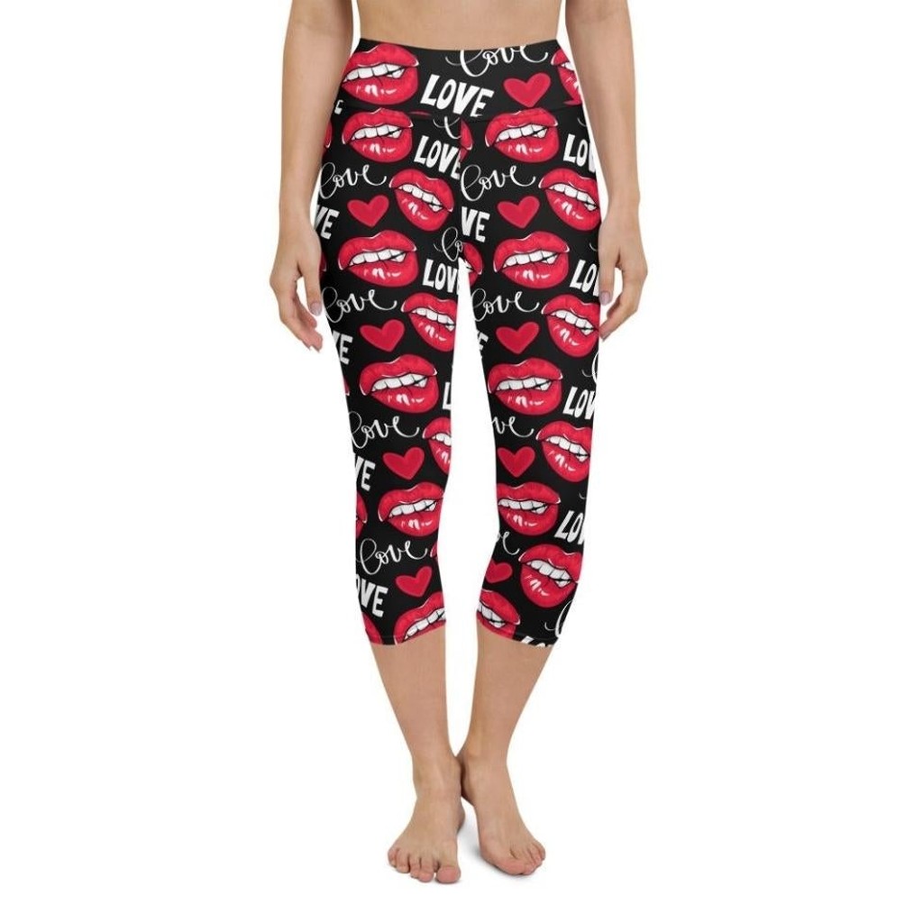 Love & Kisses Yoga Capris