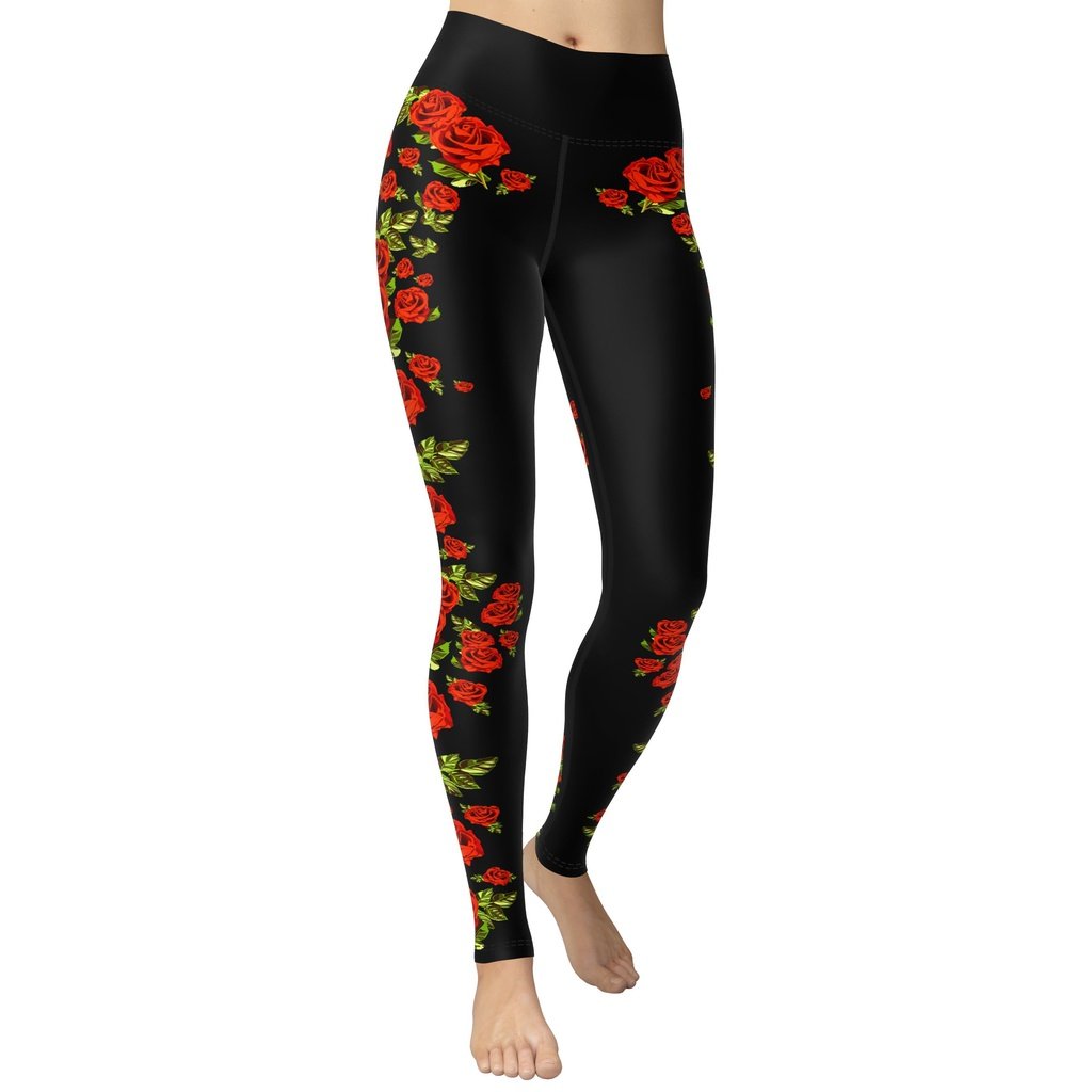 Love You Back Yoga Leggings