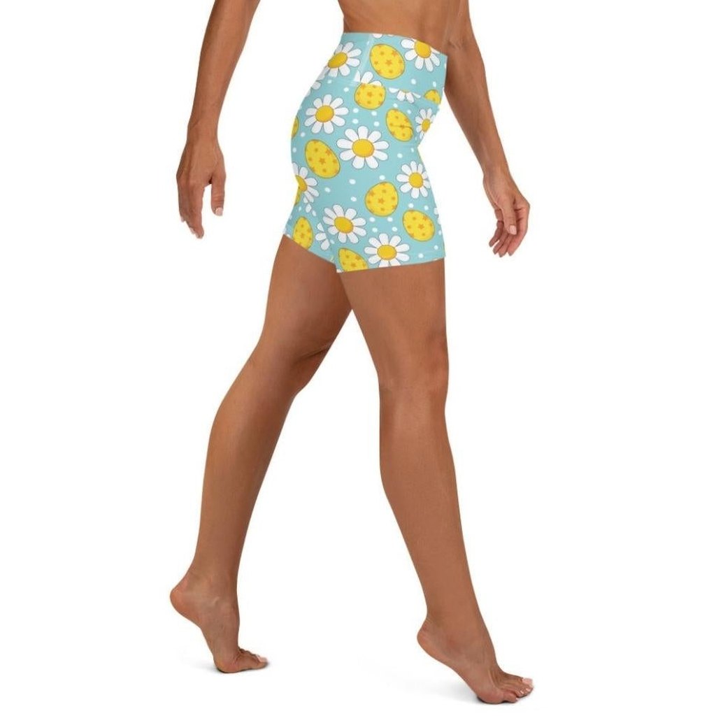 Lovely Easter Yoga Shorts