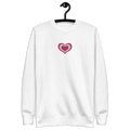 Lovely Heart Embroidery Sweatshirt